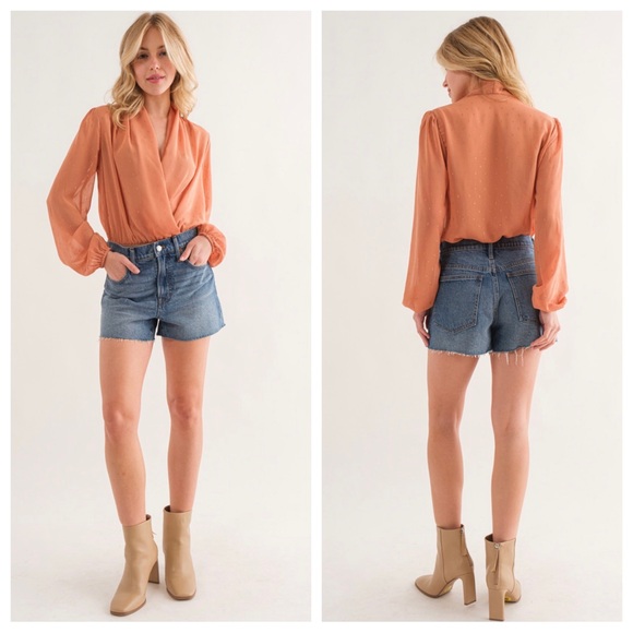 17 Chic and Fabulous V-Neck Wrap Bodysuit - Picture 7 of 8